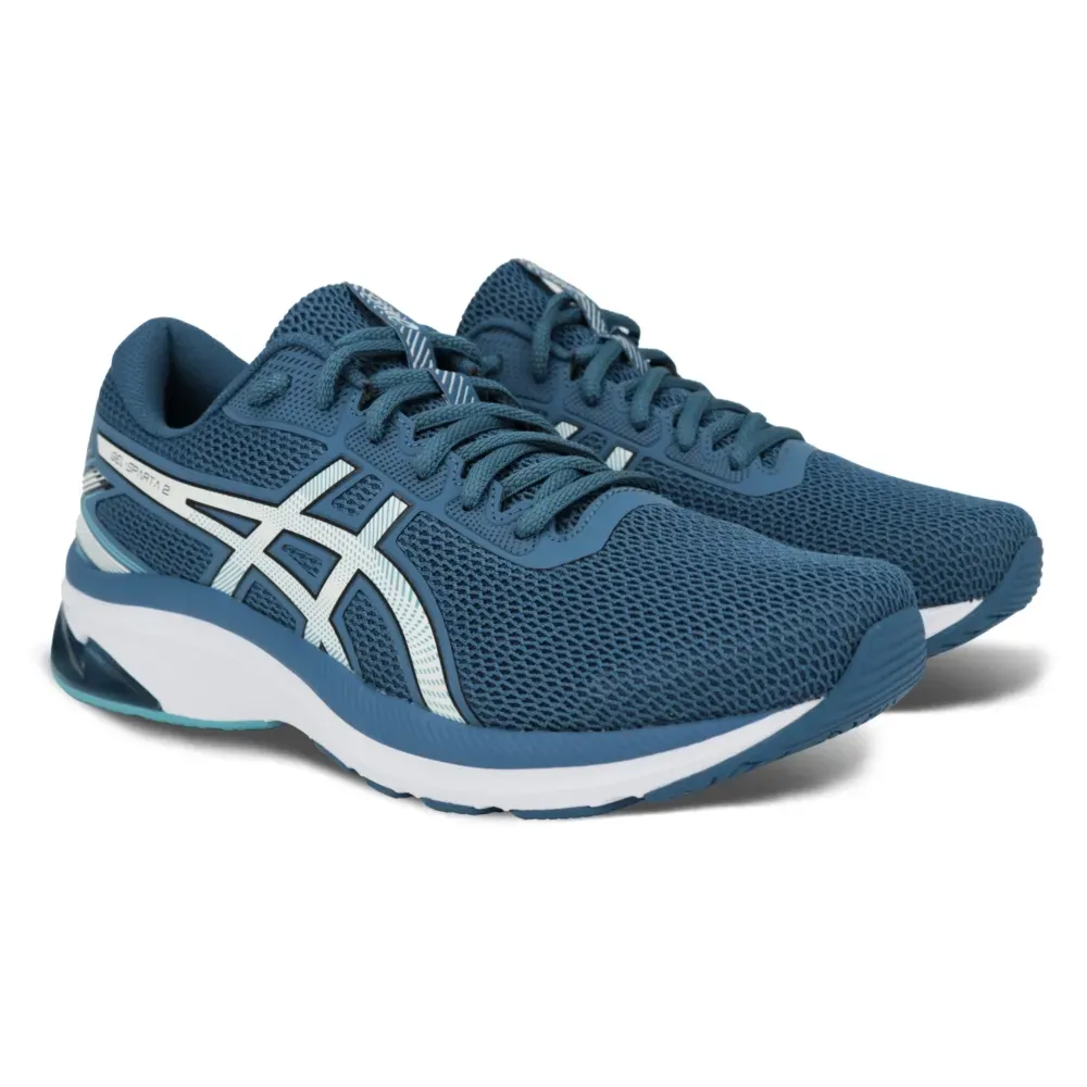 Tênis Asics GEL-SPARTA 2 masculino azul em destaque para ajuste e conforto.